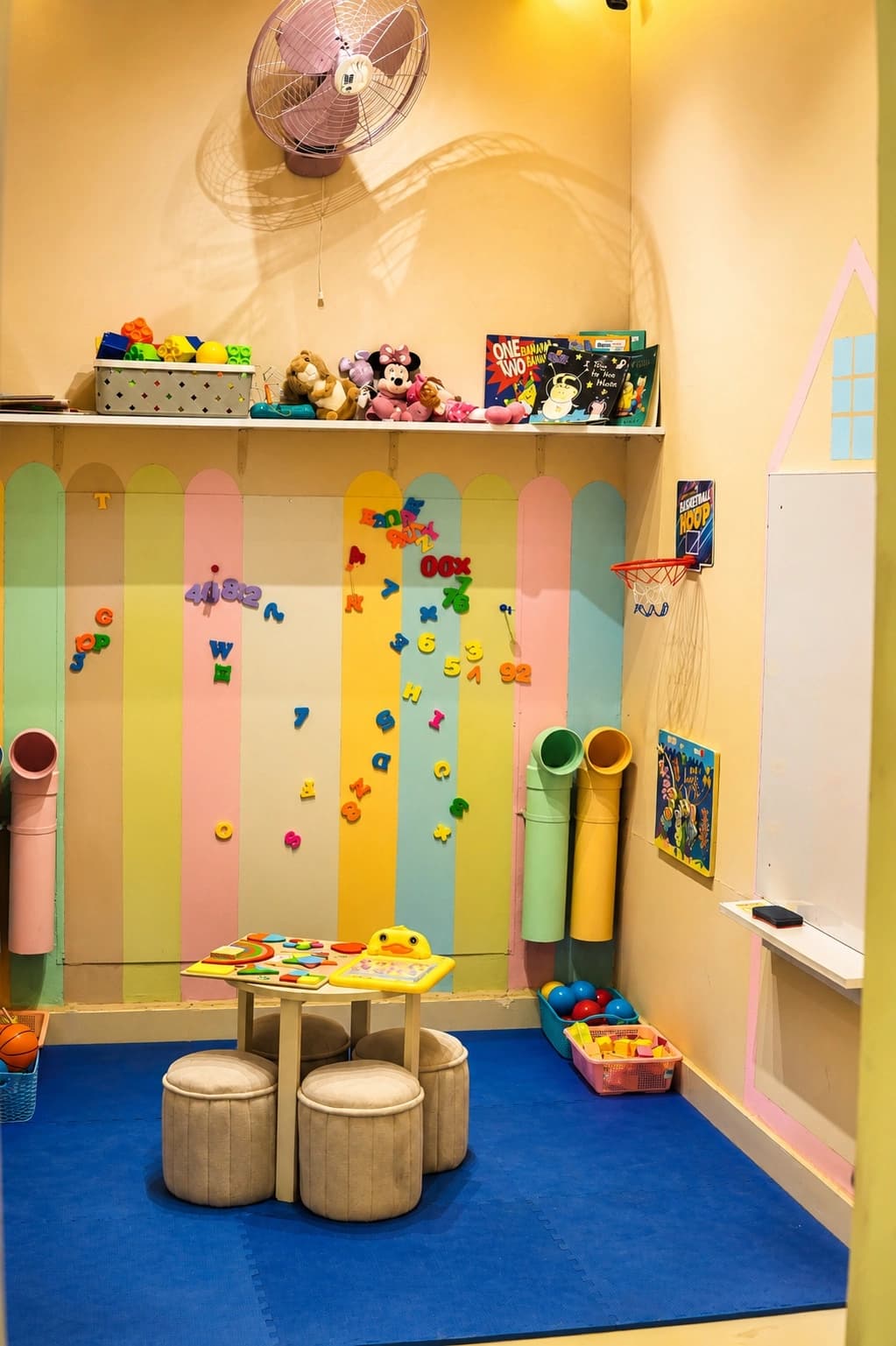 Child-friendly activity room at The Smile Lounge